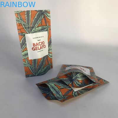 مخصص مقبول رقائق الألومنيوم غير اللامع الوقوف أكياس تغليف القنب