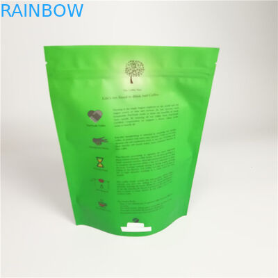 أكياس تغليف القهوة القابلة لإعادة التدوير مع سحاب