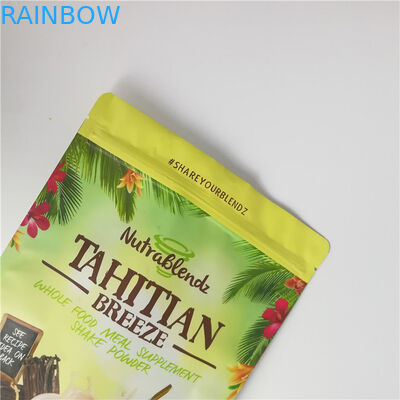 أكياس تغليف الوجبات الخفيفة المقبولة حسب الطلب مع كيس رقائق الألومنيوم بسحاب