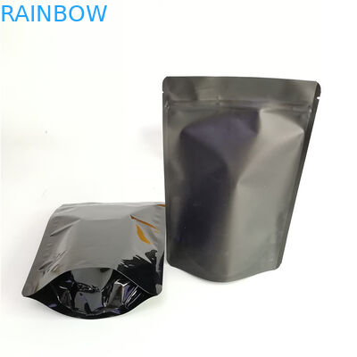 أكياس رقائق الألمنيوم غير اللامعة أو المصقولة حسب الطلب مقبولة مع سحاب