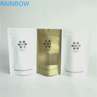 أكياس الورق كرافت الرمز البريدي المقبولة المخصصة مع ختم الساخنة