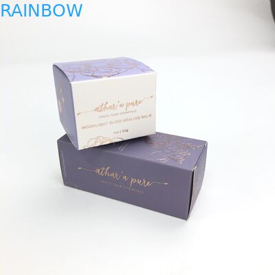 صندوق تغليف ورق قابل للطي لطباعة الملصقات المخصصة لزجاجات الزيت العطري 10 مل