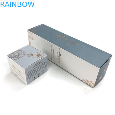 تغليف صندوق ورقي لزجاجات الزيت العطري ، الصناديق الصغيرة ، ورق الكرتون الأبيض الساخن