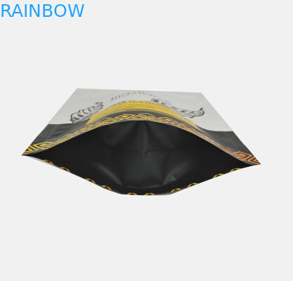 140mic MOPP حقيبة مايلر مجمعة جانبية قابلة لإعادة الاستخدام لحبوب القهوة