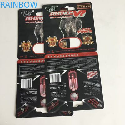 تخصيص أربعة ألوان بطاقات ورقية ماغنوم صناديق Papaer لتغليف كبسولات حبوب منع الحمل