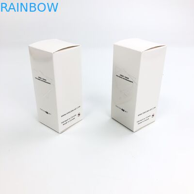 الجملة مخصص الساخن ختم مات فيلم مع 350 جرام كرتون أبيض لمستحضرات التجميل عينة الغذاء رمش ورقة مربع التعبئة والتغليف