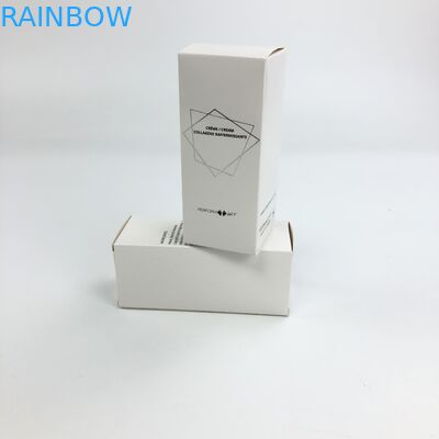 الجملة مخصص الساخن ختم مات فيلم مع 350 جرام كرتون أبيض لمستحضرات التجميل عينة الغذاء رمش ورقة مربع التعبئة والتغليف