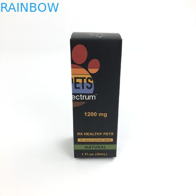 فيلم لامع مخصص بسماكة 400 جرام من الورق المقوى الأبيض للطب زجاجات بخاخ تغليف صندوق ورقي للمجوهرات