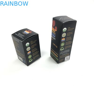 فيلم لامع مخصص بسماكة 400 جرام من الورق المقوى الأبيض للطب زجاجات بخاخ تغليف صندوق ورقي للمجوهرات