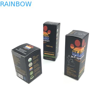 فيلم لامع مخصص بسماكة 400 جرام من الورق المقوى الأبيض للطب زجاجات بخاخ تغليف صندوق ورقي للمجوهرات