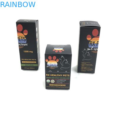 فيلم لامع مخصص بسماكة 400 جرام من الورق المقوى الأبيض للطب زجاجات بخاخ تغليف صندوق ورقي للمجوهرات