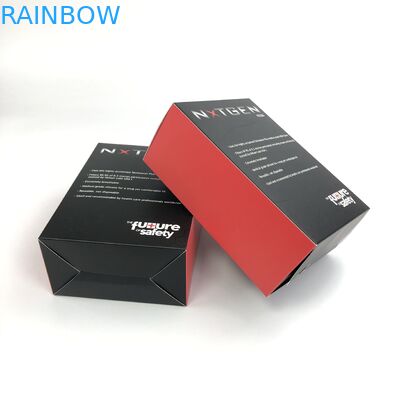 مخصص مات فيلم الأشعة فوق البنفسجية مع 400 جرام سمك الورق المقوى الأبيض لعبة FoodSpary زجاجات ورقة مربع التعبئة والتغليف