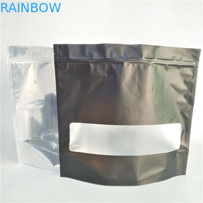نافذة شفافة SGS Weed Baggies حقيبة بلاستيكية Mylar Doypack