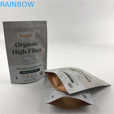 الوقوف الحقيبة زيبر مع نافذة Doypack للفواكه الجافة