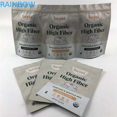 الوقوف الحقيبة زيبر مع نافذة Doypack للفواكه الجافة