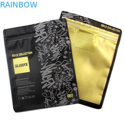 الترويجية طباعة الشعار زيبر تي شيرت الرمز البريدي قفل شفاف مقابل تغليف الملابس كيس بولي