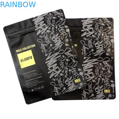 الترويجية طباعة الشعار زيبر تي شيرت الرمز البريدي قفل شفاف مقابل تغليف الملابس كيس بولي