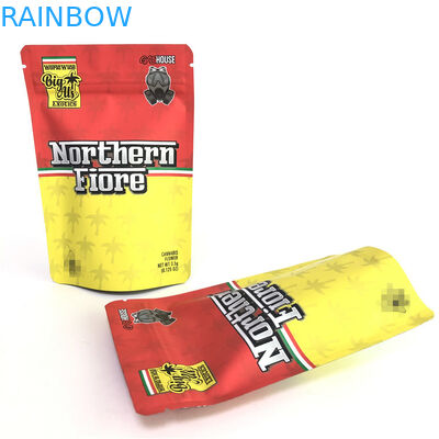 Gummy Mylar PE CMYK 180mic Herbal Stand Up Bag طباعة أوفست