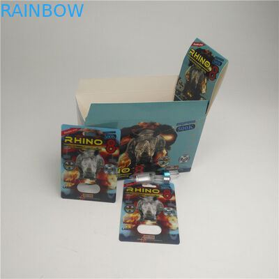 350g سماكة نفطة 3D بطاقات MOPP حبة تعزيز الذكور الكركدن