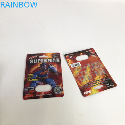 النقش البلاستيك 3D عدسي بطاقة نفطة 10mm