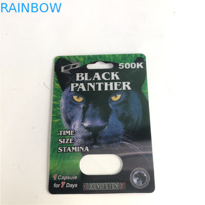 12mm Cap ذكر تعزيز 3D عدسي بطاقة 500K حبة