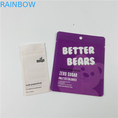 Gravnre Printing MOPP VMPET Three Side Seal Bag Ziplock