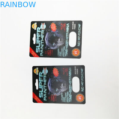 الكركدن 69 بطاقات نفطة ثلاثية الأبعاد 350 جرام السبورة مع صندوق ورقي للعرض