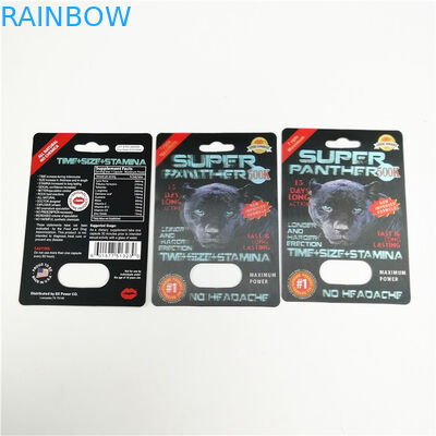 الطباعة بالحفر 350 جرام بطاقة نفطة السبورة البيضاء ثلاثية الأبعاد مع ملصق لاصق