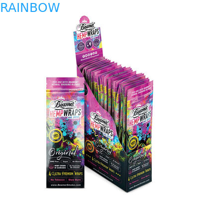 High Barrier CMYK 200mic Blunt Wrap Cigar Pouch 300gsm