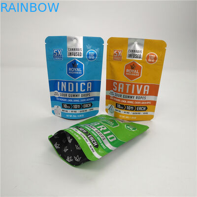 Low Moq 3.5g 7g VMPET Alunminum Foil Mylar Bag 100 ميكرون