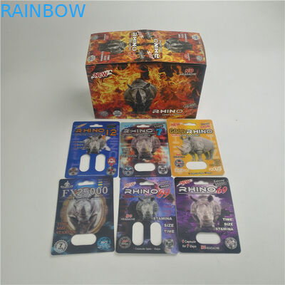 MOPP Black Panther 500k Rhino 8500k 3D Lenticular Card CMYK