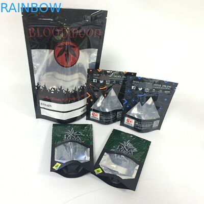 مسحوق CMYK 120 ميكرون قابلة لإعادة الاستخدام كيس رقائق الألومنيوم Cbd Gummy