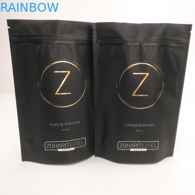 MOPP VMPET SGS Zipper Stand Up Pouch لقماش تنظيف الوجه