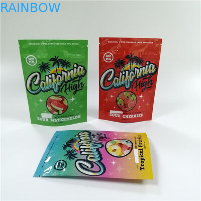 كيس تغليف التبغ Gummies Gravure Printing 3.5g 7g 14g