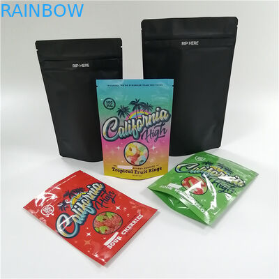 كيس تغليف التبغ Gummies Gravure Printing 3.5g 7g 14g