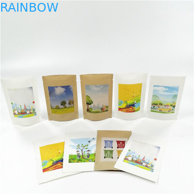 MOPP VMPET كيس ورق كرافت قابل للتحلل الحيوي 100 غرام