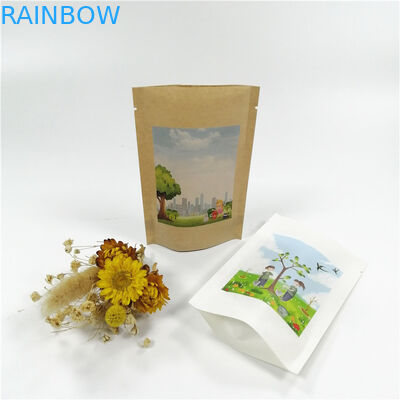 ورق كرافت MOPP VMPET Stand Up Ziplock Bags 18x26cm