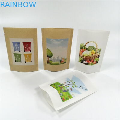 ورق كرافت MOPP VMPET Stand Up Ziplock Bags 18x26cm