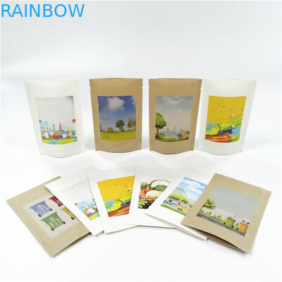 قابلة للتحلل الحيوي 100mircon كيس تغليف ورق كرافت VMPET