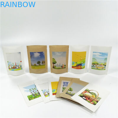 قابلة للتحلل الحيوي 100mircon كيس تغليف ورق كرافت VMPET