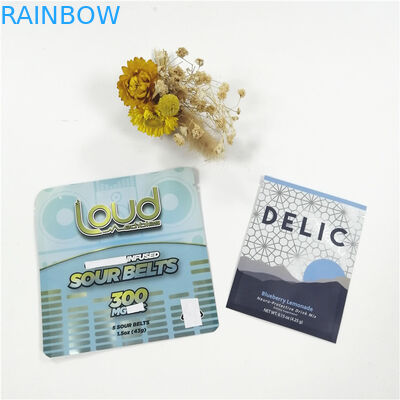 3.5g CB TH 100mircon CMYK حقيبة تغليف الطباعة المعدنية