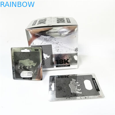 Pussycat Package Rhino Capsule حبوب نفطة بطاقة الطباعة فوق البنفسجية