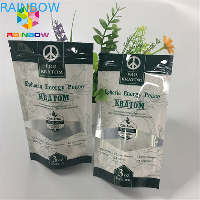 أكياس قابلة للإغلاق مقاومة للرائحة مايلر زيبلوك مع نافذة