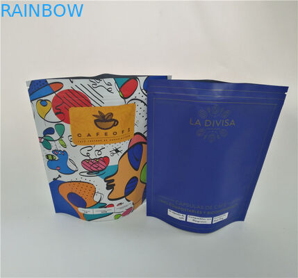 فراغ ختم شعار مخصص أكياس التعبئة والتغليف زيبلوك الرقمية المطبوعة