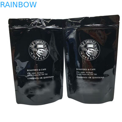 Ziplock Tear Notch Coffee Beans Plastic Pouch Packaging 100g 200g 250g 500g