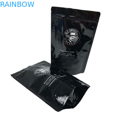 Ziplock Tear Notch Coffee Beans Plastic Pouch Packaging 100g 200g 250g 500g