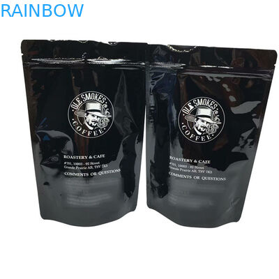 Ziplock Tear Notch Coffee Beans Plastic Pouch Packaging 100g 200g 250g 500g