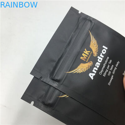 أكياس بلاستيكية سستة ماتي سناك تغليف مطبوعة بثلاثة جوانب مختومة