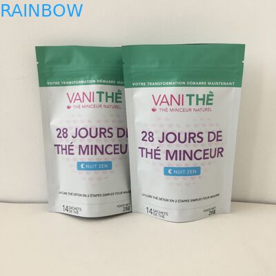 رقائق الألومنيوم الوقوف زيبر سناك حقيبة التعبئة والتغليف الرقمية المطبوعة