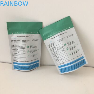 رقائق الألومنيوم الوقوف زيبر سناك حقيبة التعبئة والتغليف الرقمية المطبوعة